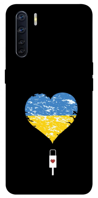 Чехол itsPrint З Україною в серці для Oppo A91, love ukraine, купить оптом с доставкой