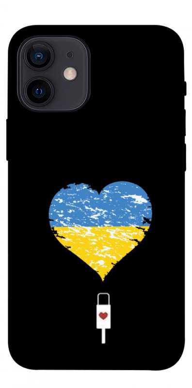 Чохол itsPrint З Україною в серці для Apple iPhone 12 mini (5.4"), love ukraine, купити оптом з доставкою