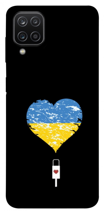 Чехол itsPrint З Україною в серці для Samsung Galaxy A12, love ukraine, купить оптом с доставкой