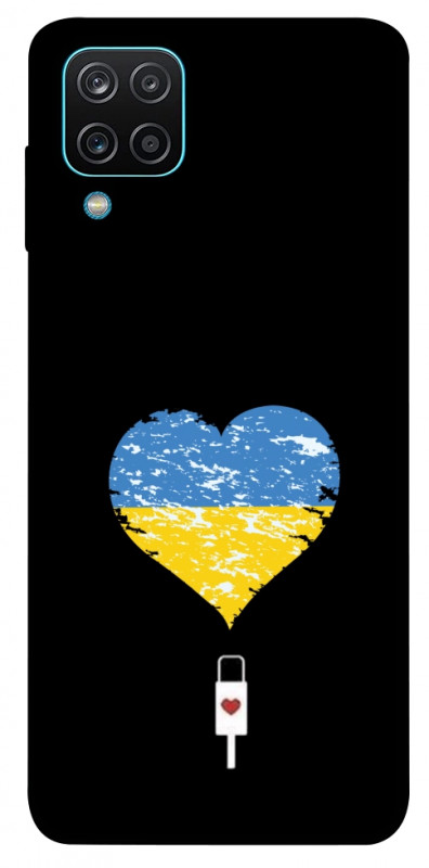 Чехол itsPrint З Україною в серці для Samsung Galaxy A12, love ukraine, купить оптом с доставкой