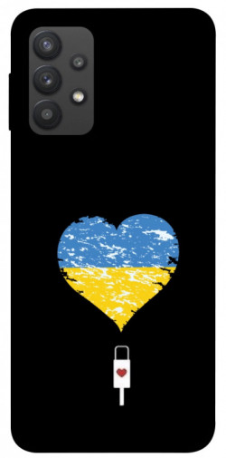Чехол itsPrint З Україною в серці для Samsung Galaxy A32 (A325F) 4G