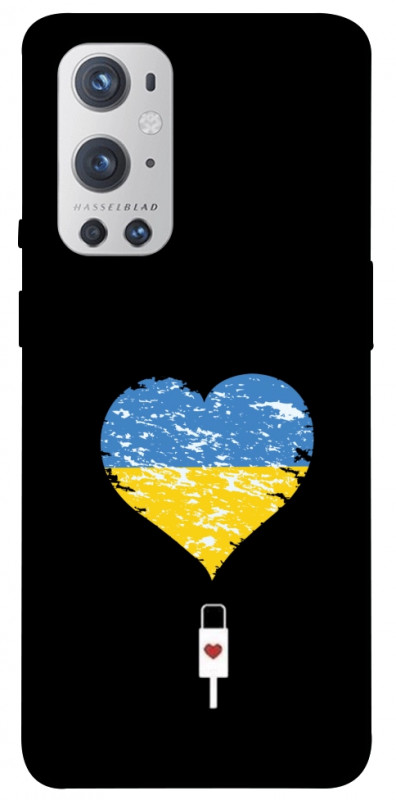 Чехол itsPrint З Україною в серці для OnePlus 9 Pro, love ukraine, купить оптом с доставкой