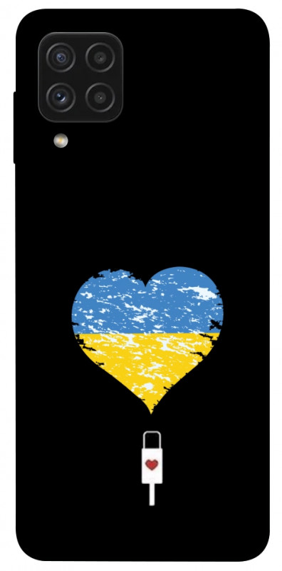 Чехол itsPrint З Україною в серці для Samsung Galaxy A22 4G, love ukraine, купить оптом с доставкой