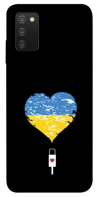 Чехол itsPrint З Україною в серці для Samsung Galaxy A03s, love ukraine, купить оптом с доставкой