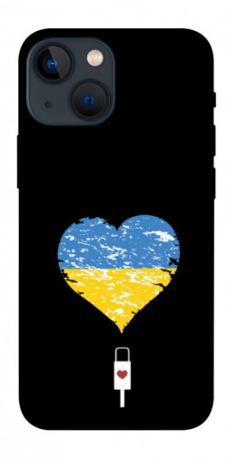 Чохол itsPrint З Україною в серці для Apple iPhone 13 mini (5.4")