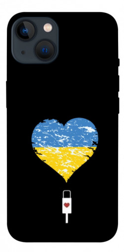 Чехол itsPrint З Україною в серці для Apple iPhone 13 (6.1")