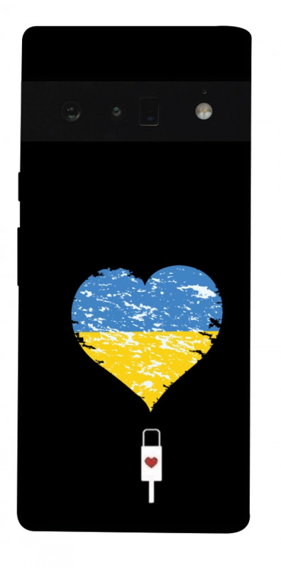 Чехол itsPrint З Україною в серці для Google Pixel 6 Pro, love ukraine, купить оптом с доставкой