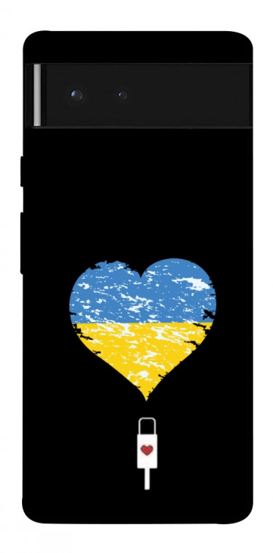 Чехол itsPrint З Україною в серці для Google Pixel 6, love ukraine, купить оптом с доставкой