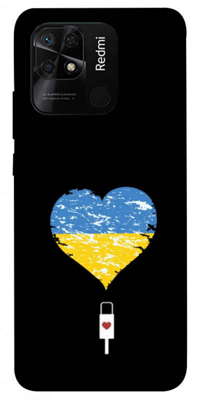 Чехол itsPrint З Україною в серці для Xiaomi Redmi 10C, love ukraine, купить оптом с доставкой