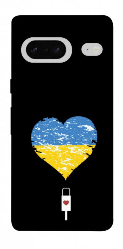 Чохол itsPrint З Україною в серці для Google Pixel 7