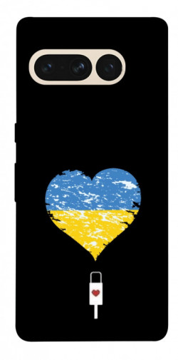 Чехол itsPrint З Україною в серці для Google Pixel 7 Pro