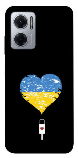Чохол itsPrint З Україною в серці для Xiaomi Redmi Note 11E