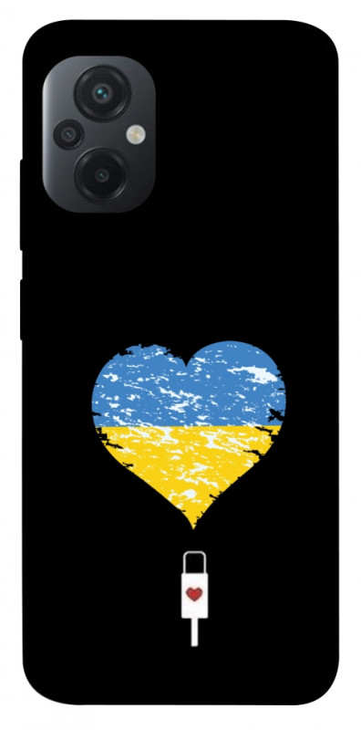Чехол itsPrint З Україною в серці для Xiaomi Poco M5, love ukraine, купить оптом с доставкой