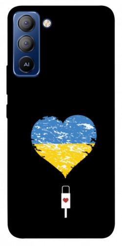 Чехол itsPrint З Україною в серці для TECNO Pop 5 LTE