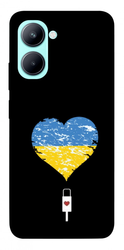 Чехол itsPrint З Україною в серці для Realme C33, love ukraine, купить оптом с доставкой