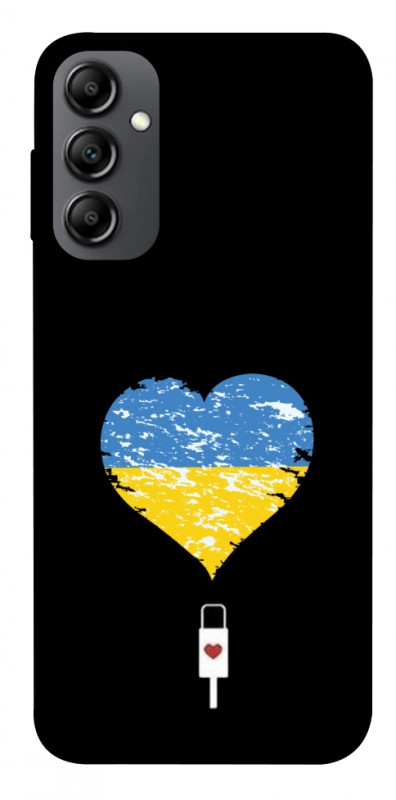 Чехол itsPrint З Україною в серці для Samsung Galaxy A14 4G/5G, love ukraine, купить оптом с доставкой