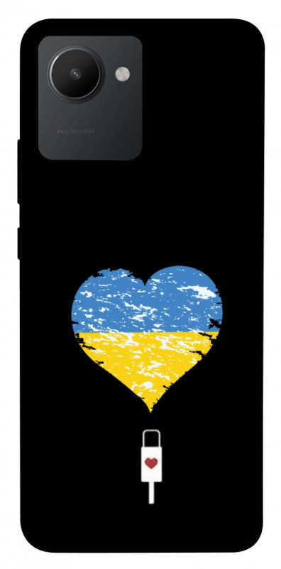 Чехол itsPrint З Україною в серці для Realme C30s, love ukraine, купить оптом с доставкой