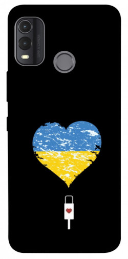 Чехол itsPrint З Україною в серці для Nokia G11 Plus
