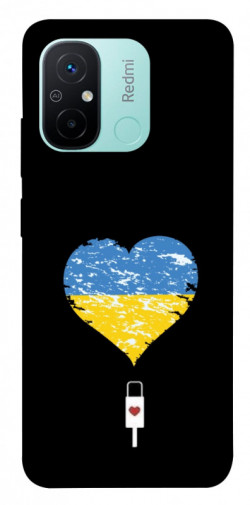 Чехол itsPrint З Україною в серці для Xiaomi Redmi 12C