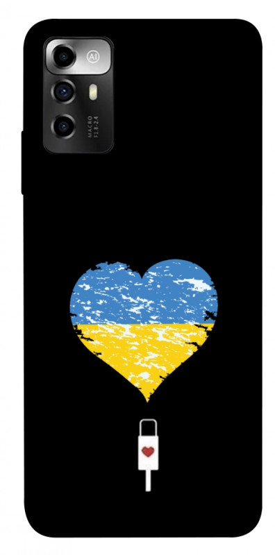 Чехол itsPrint З Україною в серці для ZTE Blade V40 Vita, love ukraine, купить оптом с доставкой