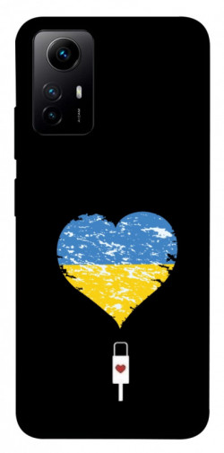 Чехол itsPrint З Україною в серці для Xiaomi Redmi Note 12S