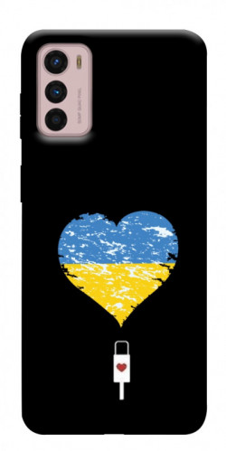 Чехол itsPrint З Україною в серці для Motorola Moto G42