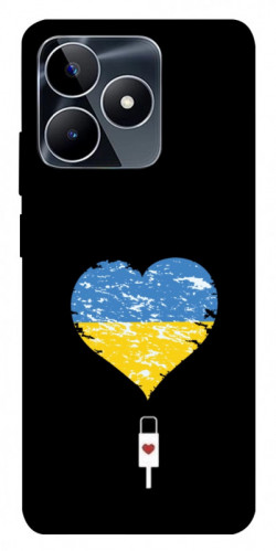 Чохол itsPrint З Україною в серці для Realme C53