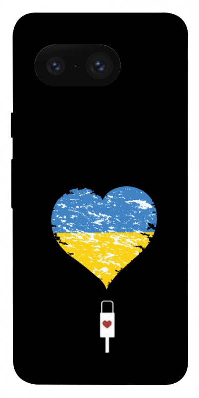 Чехол itsPrint З Україною в серці для Google Pixel 8, love ukraine, купить оптом с доставкой
