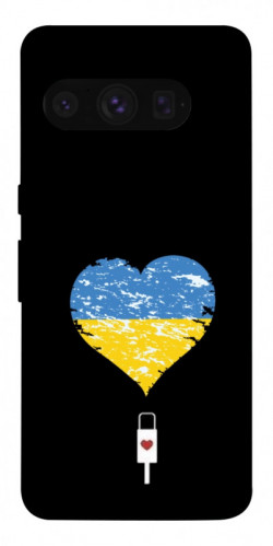 Чехол itsPrint З Україною в серці для Google Pixel 8 Pro
