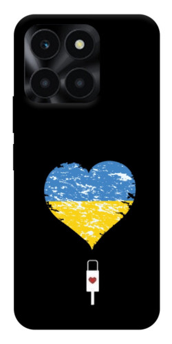 Чохол itsPrint З Україною в серці для Huawei Honor X6a