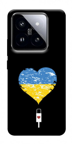 Чохол itsPrint З Україною в серці для Xiaomi 14 Pro