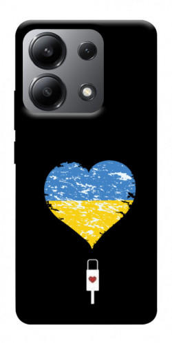 Чехол itsPrint З Україною в серці для Xiaomi Redmi Note 13 4G
