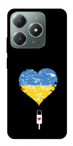 Чохол itsPrint З Україною в серці для Realme C61 4G