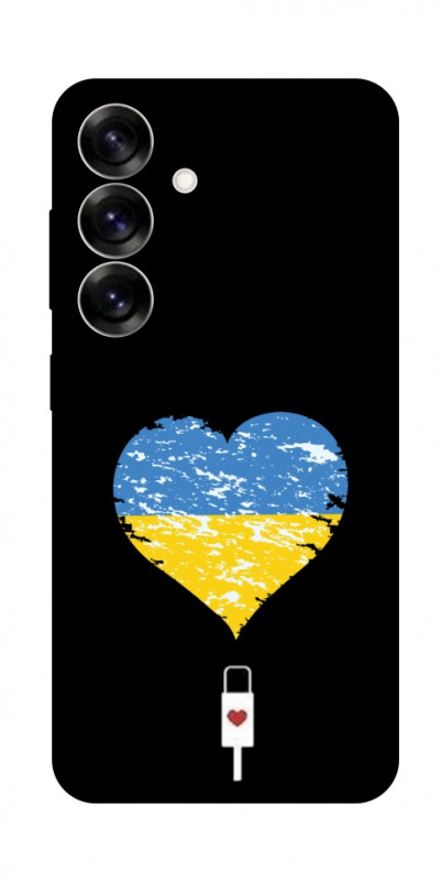 Чохол itsPrint З Україною в серці для Samsung Galaxy S25+, love ukraine, купити оптом з доставкою