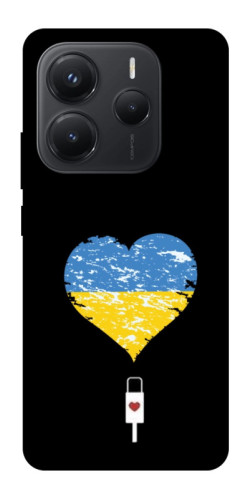 Чехол itsPrint З Україною в серці для Xiaomi Redmi Note 14 5G