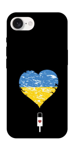 Чехол itsPrint З Україною в серці для Apple iPhone 16e (6.1")