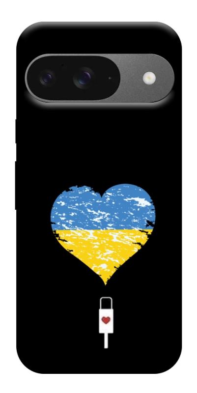 Чехол itsPrint З Україною в серці для Google Pixel 10, love ukraine, купить оптом с доставкой