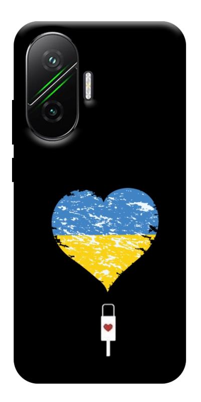 Чехол itsPrint З Україною в серці для Xiaomi Poco F7, love ukraine, купить оптом с доставкой