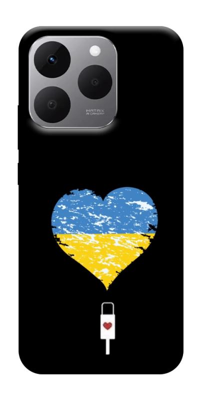 Чехол itsPrint З Україною в серці для Realme 15T, love ukraine, купить оптом с доставкой