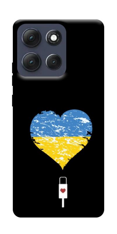 Чехол itsPrint З Україною в серці для Motorola Moto G86 Power, love ukraine, купить оптом с доставкой
