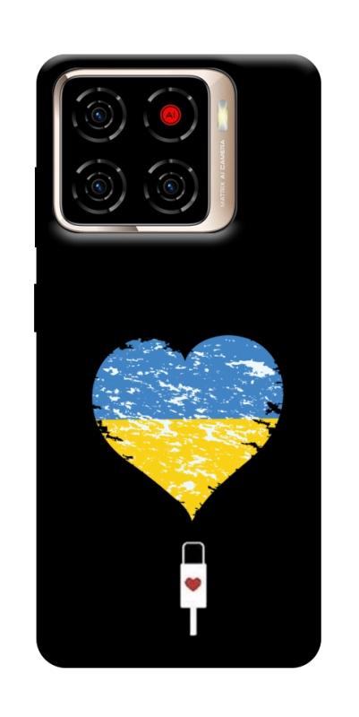 Чехол itsPrint З Україною в серці для ZTE Blade A56, love ukraine, купить оптом с доставкой