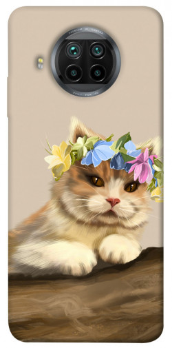 Чехол itsPrint Cat in flowers для Xiaomi Mi 10T Lite / Redmi Note 9 Pro 5G