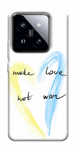 Чехол itsPrint Make love not war для Xiaomi 14 Pro