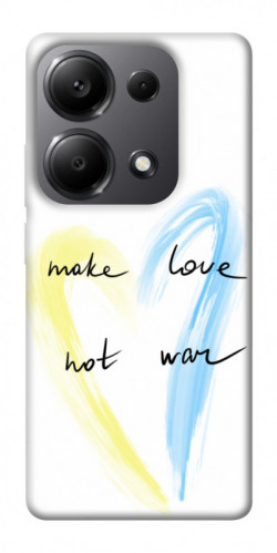 Чехол itsPrint Make love not war для Xiaomi Redmi Note 13 Pro 4G