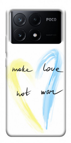 Чехол itsPrint Make love not war для Xiaomi Poco X6