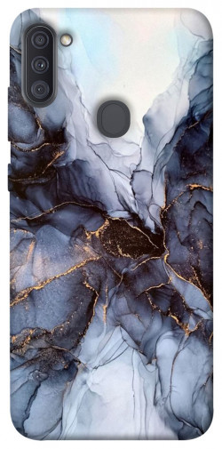 Чехол itsPrint Черно-белый мрамор для Samsung Galaxy A11
