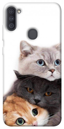 Чехол itsPrint Три кота для Samsung Galaxy A11