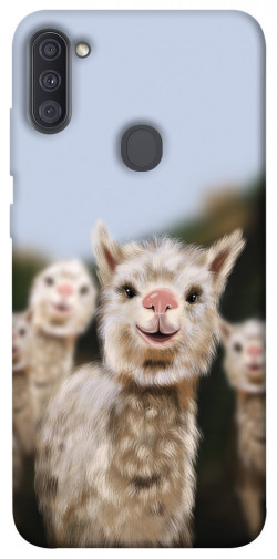 Чохол itsPrint Funny llamas для Samsung Galaxy A11