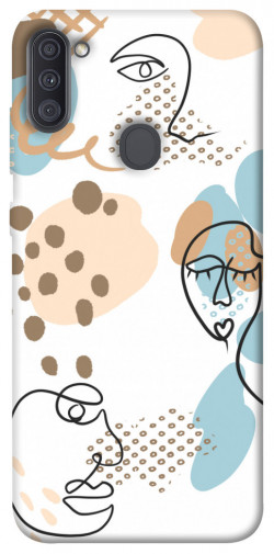 Чехол itsPrint Face pattern для Samsung Galaxy A11
