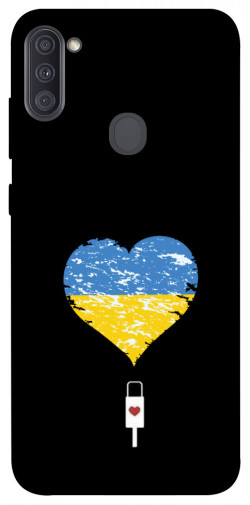 Чехол itsPrint З Україною в серці для Samsung Galaxy A11